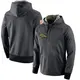 Anthracite Men's Denver Broncos Salute to Service Player Performance Hoodie