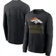 Black Men's Denver Broncos 2020 Salute to Service Sideline Performance Long Sleeve T-Shirt