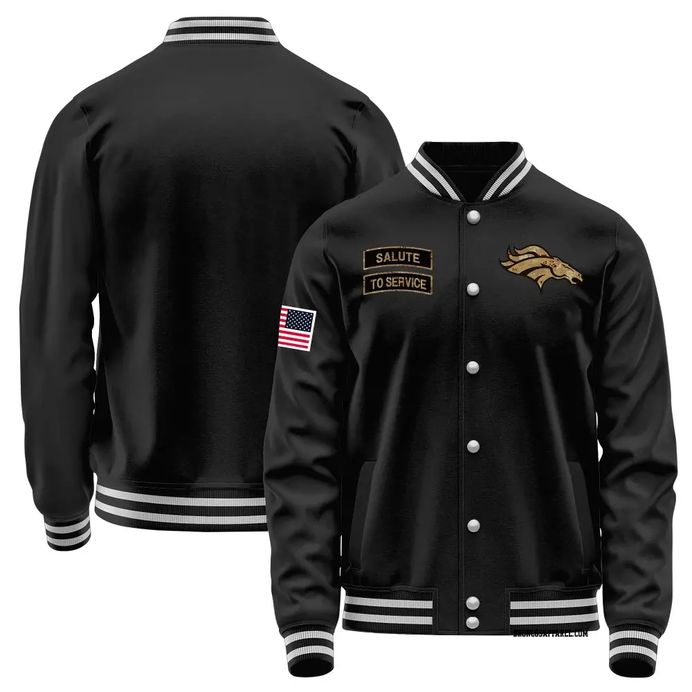 Black Men's Denver Broncos Salute to Service Sideline Performance Jacket