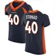 Elite Navy Men's Justin Strnad Denver Broncos Alternate Vapor Untouchable Jersey