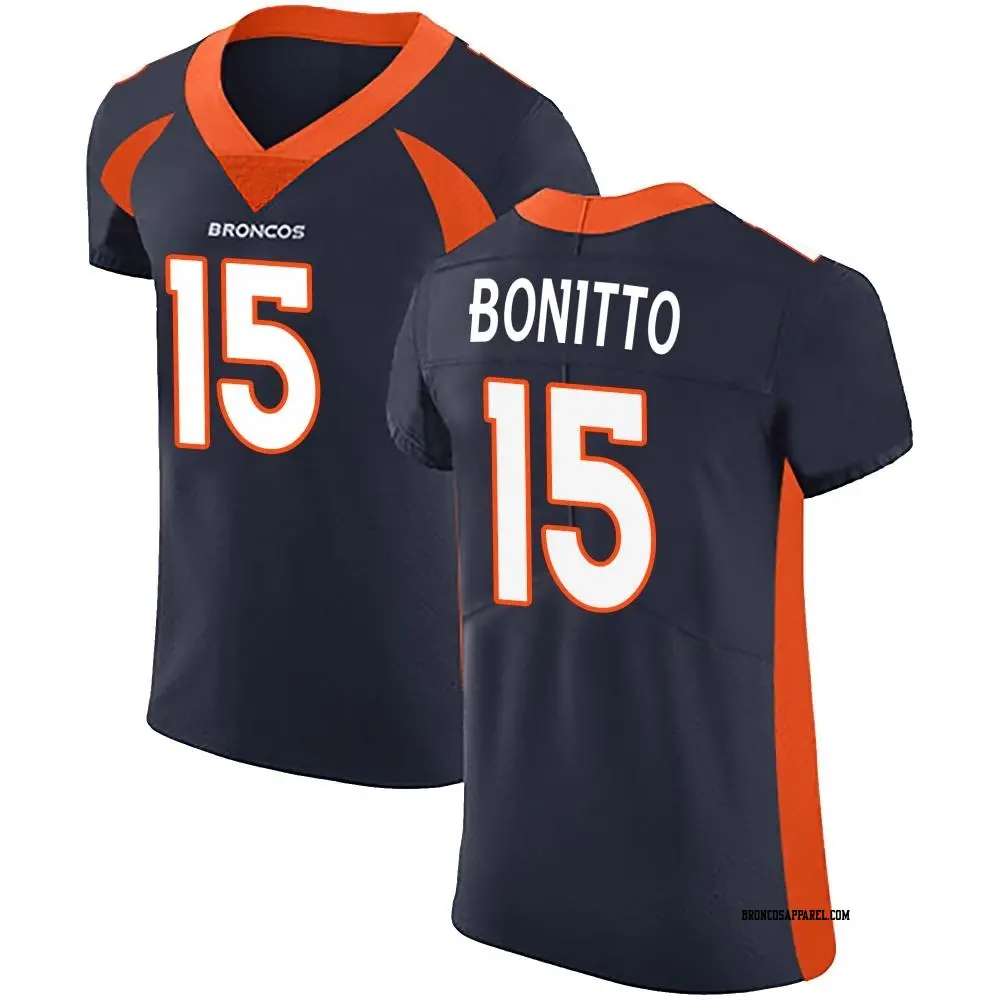 Elite Navy Men's Nik Bonitto Denver Broncos Alternate Vapor Untouchable Jersey