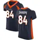 Elite Navy Men's Shannon Sharpe Denver Broncos Alternate Vapor Untouchable Jersey