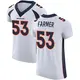 Elite White Men's Andrew Farmer Denver Broncos Vapor Untouchable Jersey