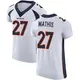 Elite White Men's Damarri Mathis Denver Broncos Vapor Untouchable Jersey