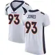 Elite White Men's D.J. Jones Denver Broncos Vapor Untouchable Jersey