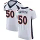 Elite White Men's Jonas Griffith Denver Broncos Vapor Untouchable Jersey