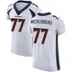 Elite White Men's Karl Mecklenburg Denver Broncos Vapor Untouchable Jersey