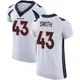 Elite White Men's Keidron Smith Denver Broncos Vapor Untouchable Jersey