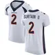 Elite White Men's Pat Surtain II Denver Broncos Vapor Untouchable Jersey