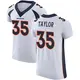 Elite White Men's Reese Taylor Denver Broncos Vapor Untouchable Jersey