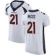 Elite White Men's Riley Moss Denver Broncos Vapor Untouchable Jersey