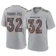 Game Gray Men's Delarrin Turner-Yell Denver Broncos Atmosphere Fashion Jersey