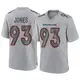 Game Gray Men's D.J. Jones Denver Broncos Atmosphere Fashion Jersey