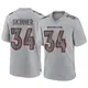 Game Gray Men's JL Skinner Denver Broncos Atmosphere Fashion Jersey