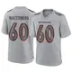 Game Gray Men's Luke Wattenberg Denver Broncos Atmosphere Fashion Jersey