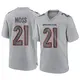 Game Gray Men's Riley Moss Denver Broncos Atmosphere Fashion Jersey