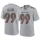 Game Gray Men's Zach Allen Denver Broncos Atmosphere Fashion Jersey