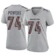 Game Gray Women's Ben Powers Denver Broncos Atmosphere Fashion Jersey