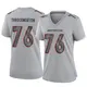 Game Gray Women's Calvin Throckmorton Denver Broncos Atmosphere Fashion Jersey