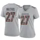 Game Gray Women's Damarri Mathis Denver Broncos Atmosphere Fashion Jersey