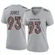 Game Gray Women's D.J. Jones Denver Broncos Atmosphere Fashion Jersey