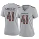 Game Gray Women's Drew Sanders Denver Broncos Atmosphere Fashion Jersey