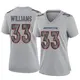 Game Gray Women's Javonte Williams Denver Broncos Atmosphere Fashion Jersey