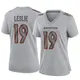 Game Gray Women's Jordan Leslie Denver Broncos Atmosphere Fashion Jersey