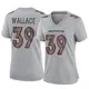 Game Gray Women's Levi Wallace Denver Broncos Atmosphere Fashion Jersey