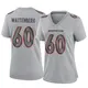 Game Gray Women's Luke Wattenberg Denver Broncos Atmosphere Fashion Jersey