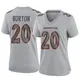 Game Gray Women's Michael Burton Denver Broncos Atmosphere Fashion Jersey