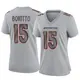 Game Gray Women's Nik Bonitto Denver Broncos Atmosphere Fashion Jersey