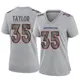 Game Gray Women's Reese Taylor Denver Broncos Atmosphere Fashion Jersey