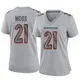 Game Gray Women's Riley Moss Denver Broncos Atmosphere Fashion Jersey