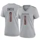 Game Gray Women's Tremon Smith Denver Broncos Atmosphere Fashion Jersey