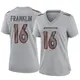 Game Gray Women's Troy Franklin Denver Broncos Atmosphere Fashion Jersey