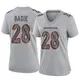 Game Gray Women's Tyler Badie Denver Broncos Atmosphere Fashion Jersey