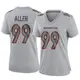 Game Gray Women's Zach Allen Denver Broncos Atmosphere Fashion Jersey