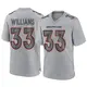 Game Gray Youth Javonte Williams Denver Broncos Atmosphere Fashion Jersey