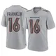 Game Gray Youth Troy Franklin Denver Broncos Atmosphere Fashion Jersey