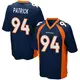 Game Navy Blue Men's Aaron Patrick Denver Broncos Alternate Jersey