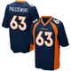 Game Navy Blue Men's Alex Palczewski Denver Broncos Alternate Jersey