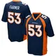 Game Navy Blue Men's Andrew Farmer Denver Broncos Alternate Jersey