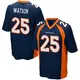 Game Navy Blue Men's Blake Watson Denver Broncos Alternate Jersey