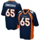 Game Navy Blue Men's Gary Zimmerman Denver Broncos Alternate Jersey