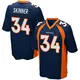 Game Navy Blue Men's JL Skinner Denver Broncos Alternate Jersey