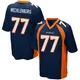 Game Navy Blue Men's Karl Mecklenburg Denver Broncos Alternate Jersey