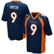 Game Navy Blue Men's Kendall Hinton Denver Broncos Alternate Jersey