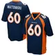 Game Navy Blue Men's Luke Wattenberg Denver Broncos Alternate Jersey