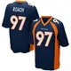 Game Navy Blue Men's Malcolm Roach Denver Broncos Alternate Jersey